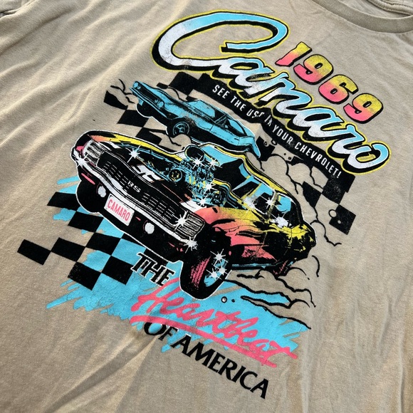 GM - Vintage Camaro Graphic Long Sleeve Shirt - Picture 2 of 3